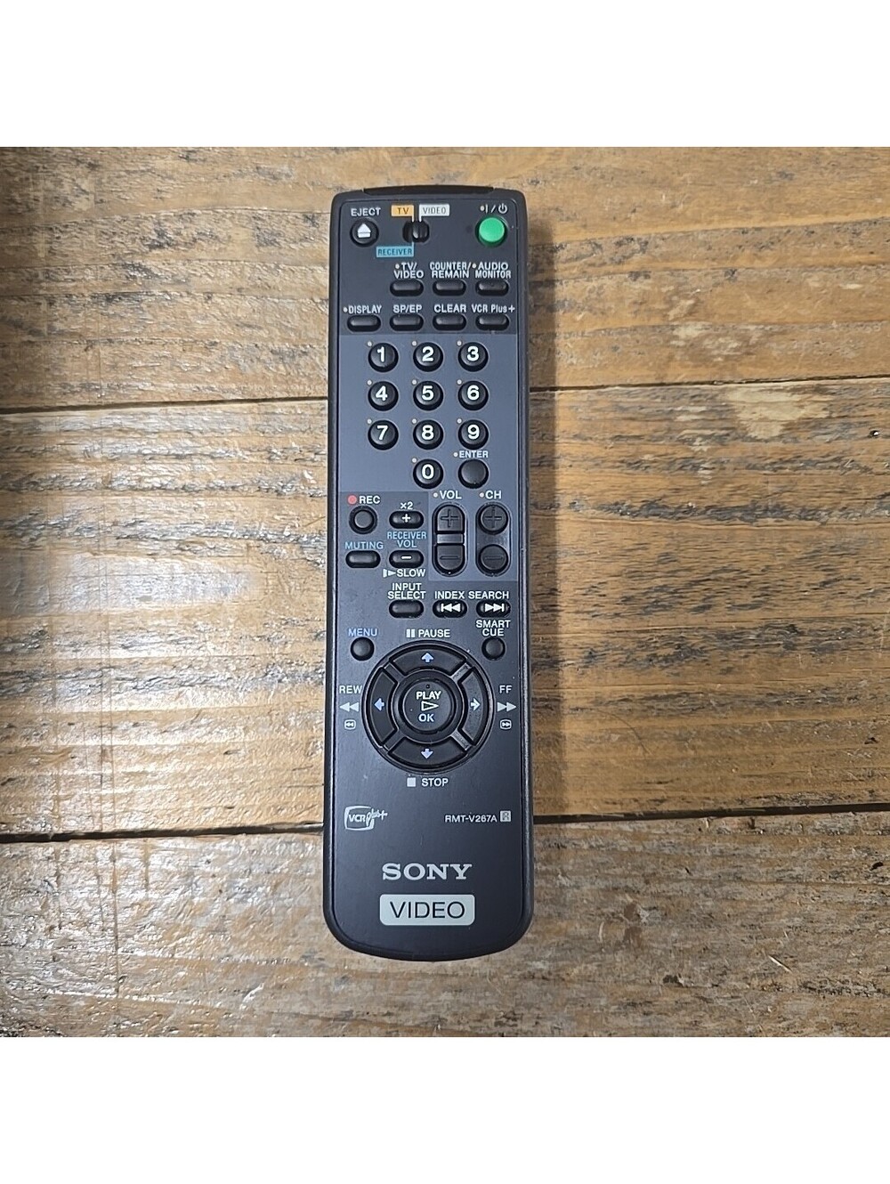 OEM Sony Video RMT-V267A VHS Player with VCR Plus + Remote Control